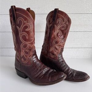 Classic Leather Cowboy Boots